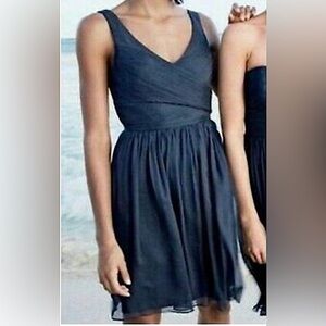 J.Crew Heidi Bridesmaid Dress, Navy, Size 4